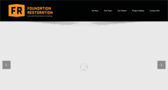 Desktop Screenshot of foundationrestoration.com